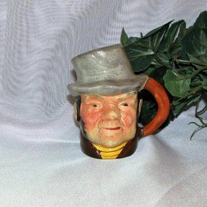 Cooper Clayton Small Figural Toby Mug by Sterling England Cottagecore